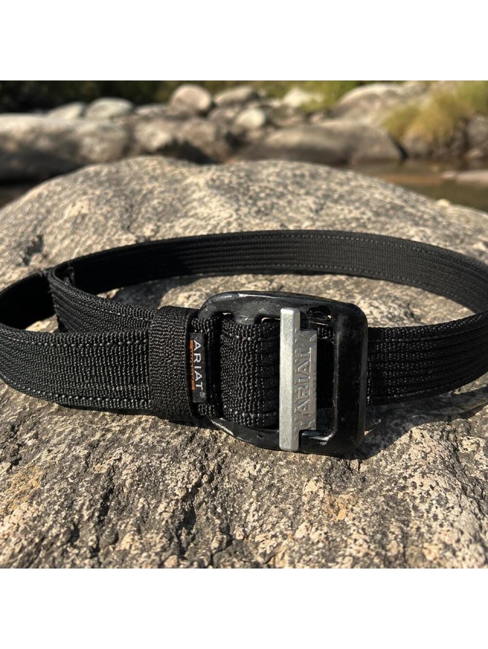 Ariat Stretch Belt – Black | Size 34–38